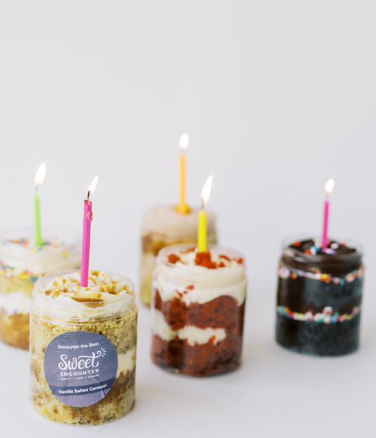 A Sweet Celebration: Your Birthday with 12 Cupcakes in a Jar