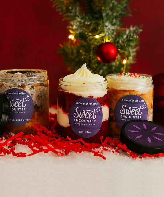 Christmas Day 2pk Cupcakes in a Jar