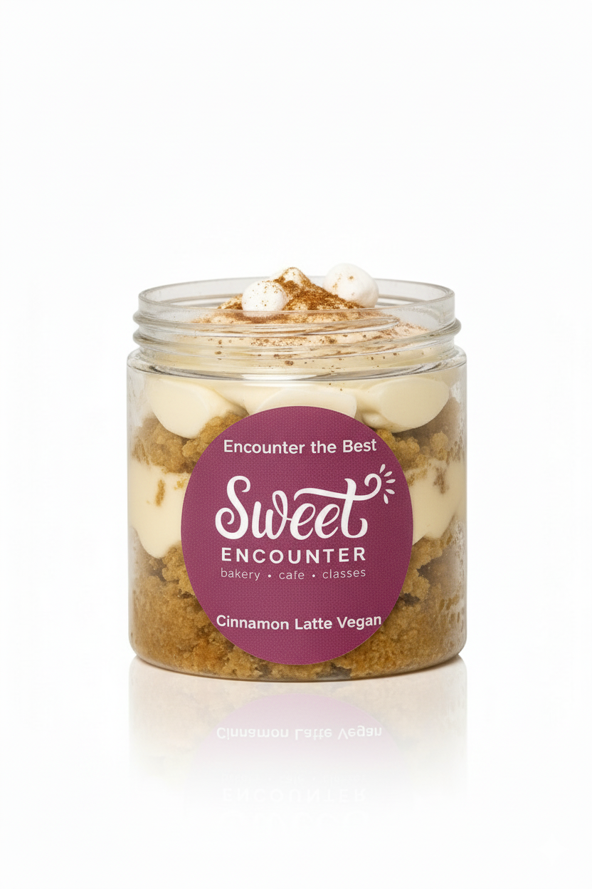 Cinnamon espresso cake with cinnamon maple frosting