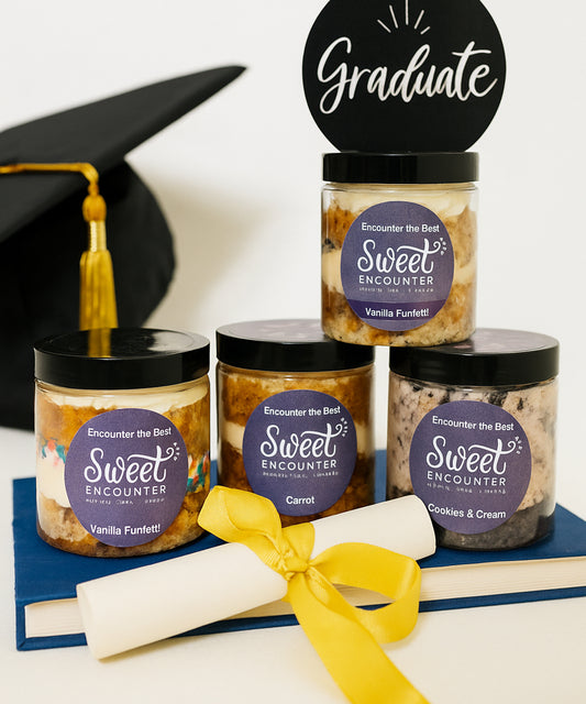 Congratulations Cupcake 4pk with Celebratory Touches